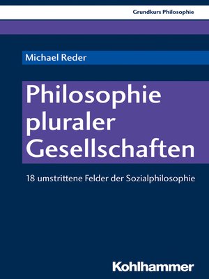 cover image of Philosophie pluraler Gesellschaften